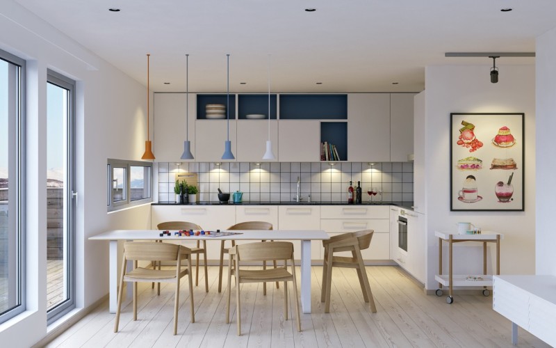 Thiết kế phòng ăn Scandinavian