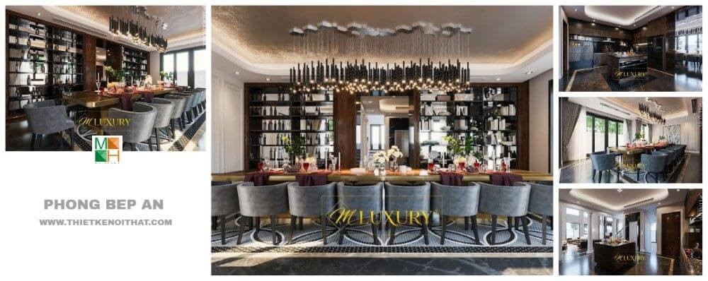 Mẫu thiết kế nội thất biệt thự nghỉ dưỡng hiện đại