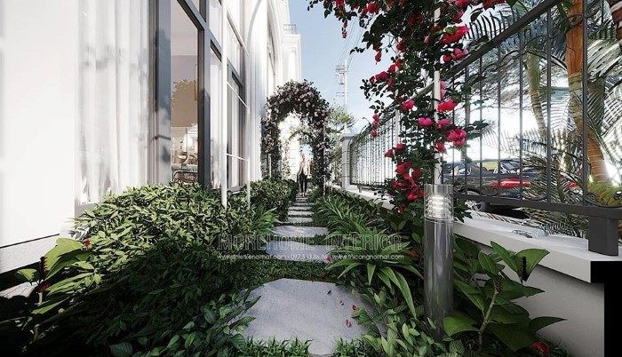 Thiết kế biệt thự vườn cam