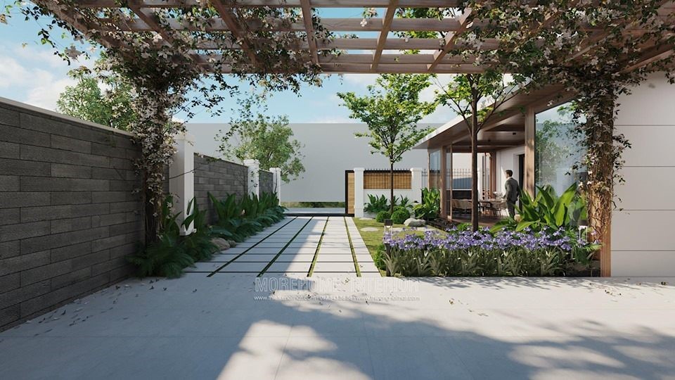 Thiết kế biệt thự vườn cam