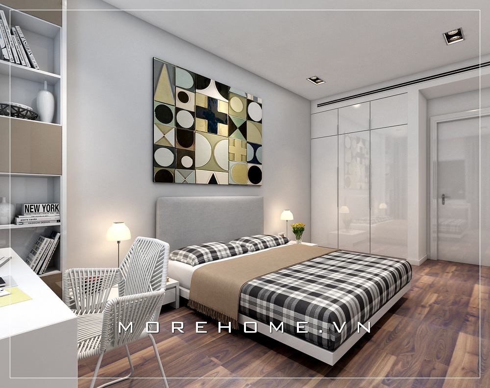 Tủ quần áo 3 buồng gỗ công nghiệp