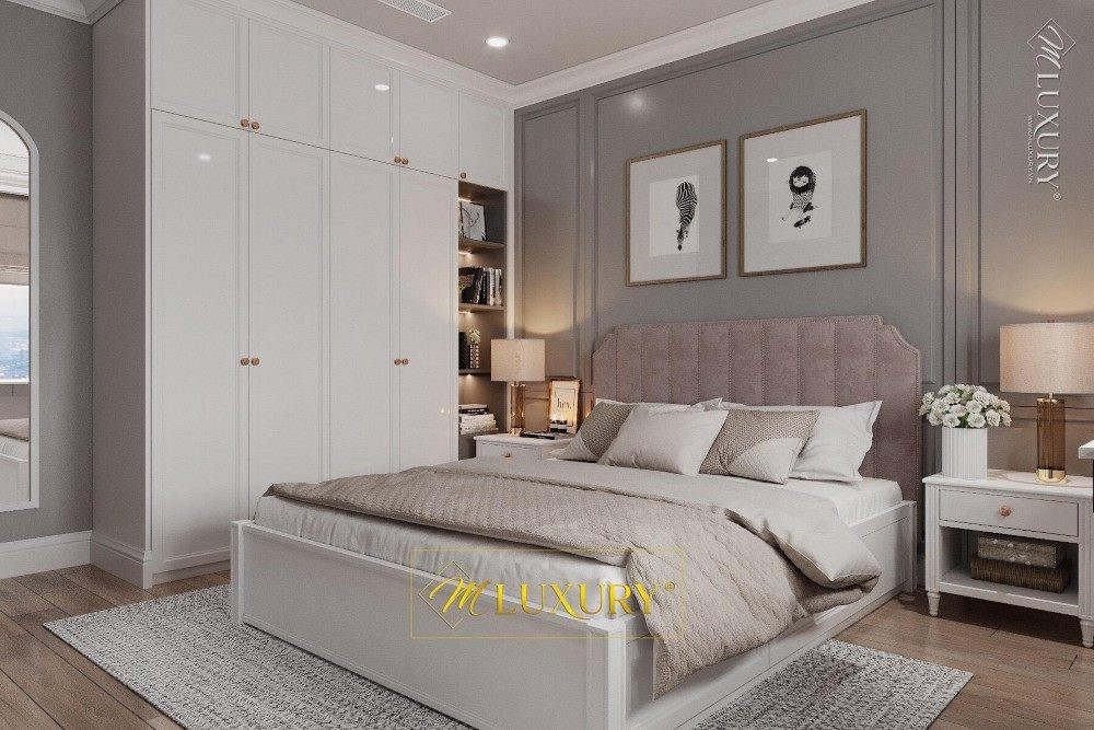 Mẫu tủ quần áo 4 buồng gỗ công nghiệp