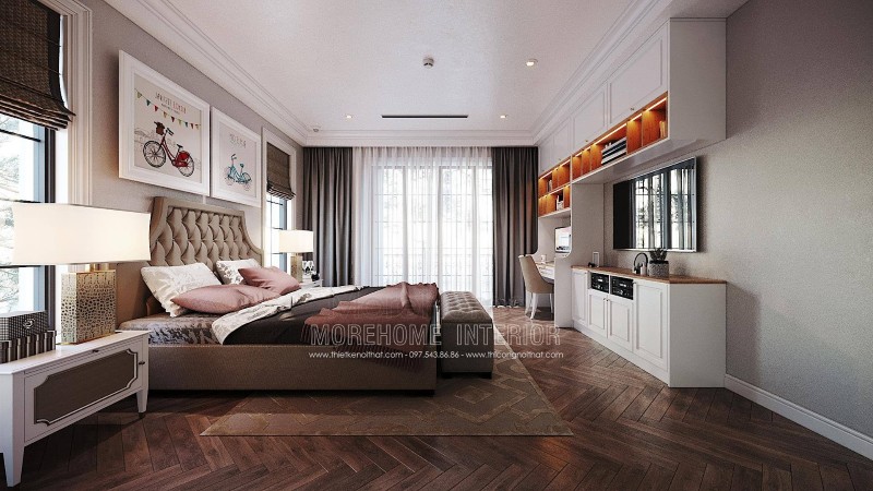 Thiết kế nội thất biệt thự tân cổ điển tại hải phòng