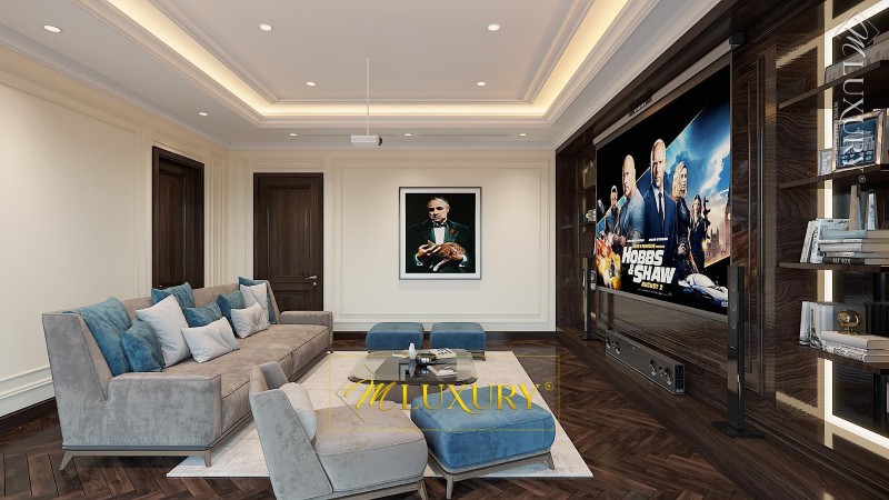 Thiết kế nội thất biệt thự tân cổ điển tại hải phòng