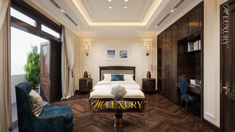 Thiết kế nội thất biệt thự tân cổ điển tại hải phòng