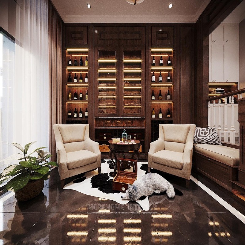 Thiết kế nội thất biệt thự tân cổ điển tại hải phòng