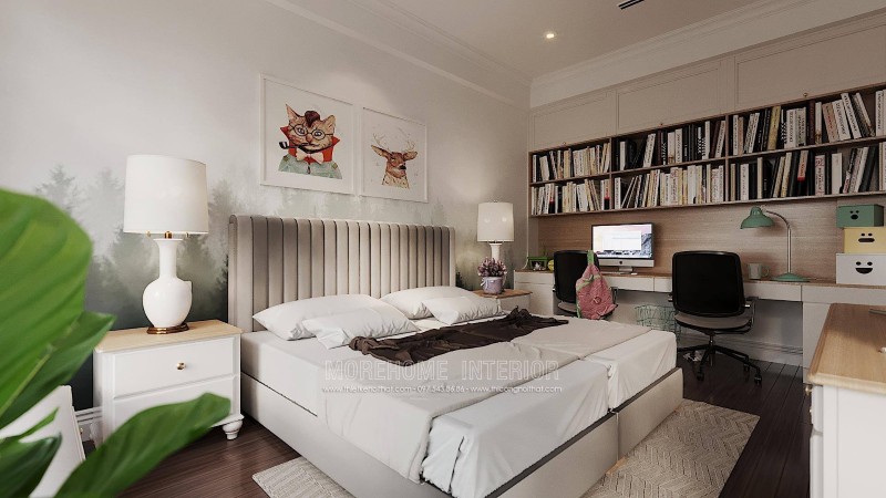 Thiết kế nội thất biệt thự tân cổ điển tại hải phòng