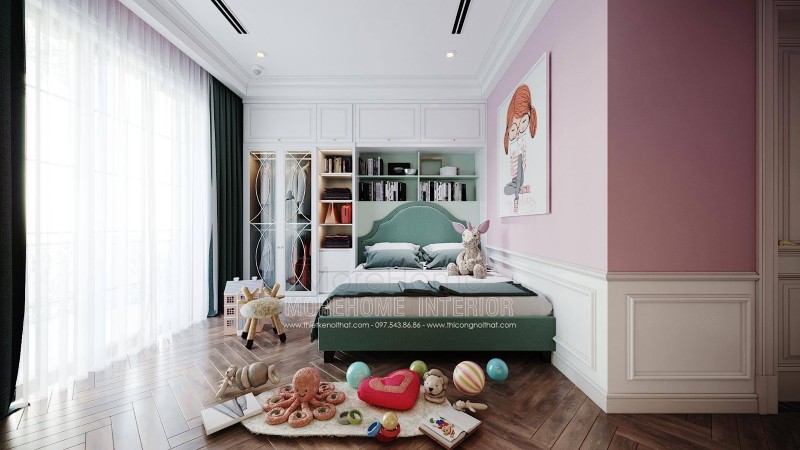 Thiết kế nội thất biệt thự tân cổ điển tại hải phòng