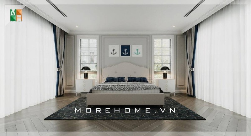 Thiết kế nội thất biệt thự vinhomes cầu rào phân khu ngọc trai