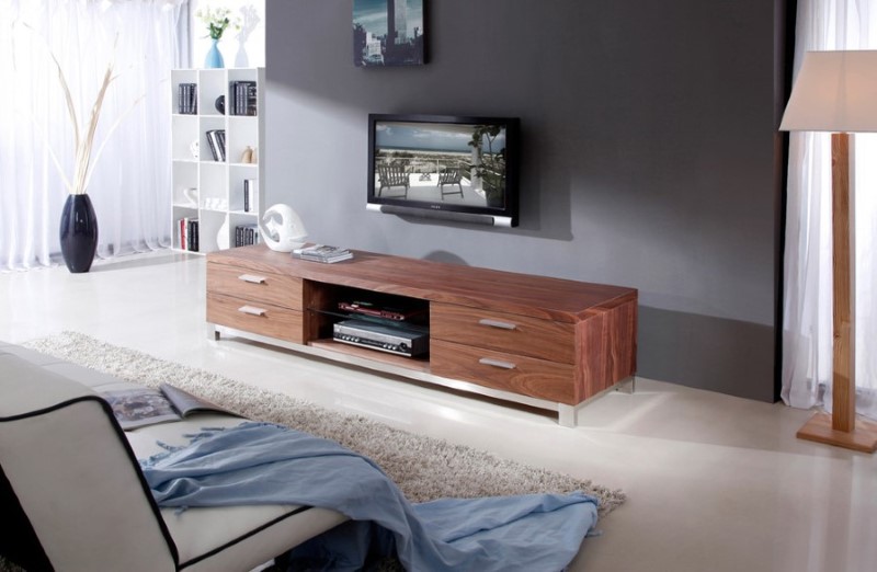 Kệ tivi gỗ óc chó