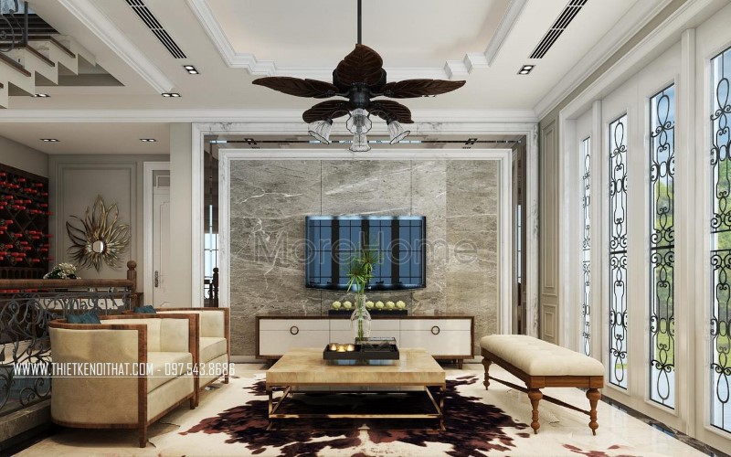 Kệ tivi gỗ óc chó