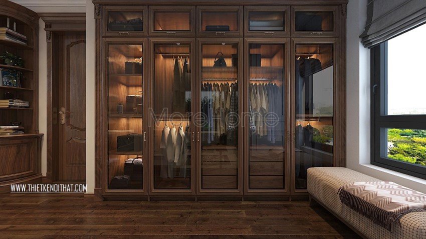 Tủ quần áo gỗ công nghiệp