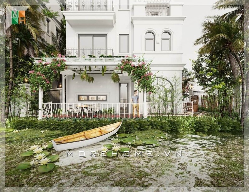 Thiết kế nội thất biệt thự tân cổ điển tại hải phòng