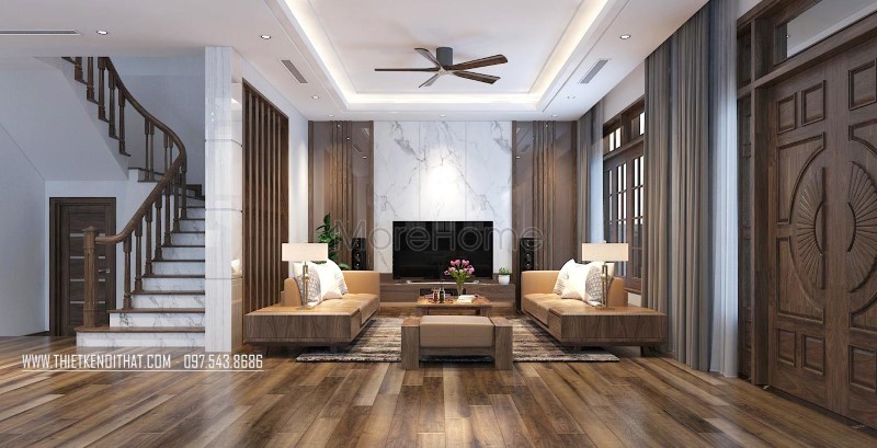 cầu thang gỗ đẹp