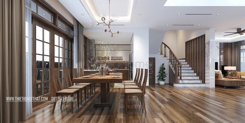 cầu thang gỗ đẹp