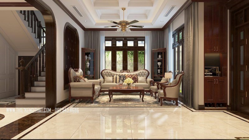 cầu thang gỗ đẹp