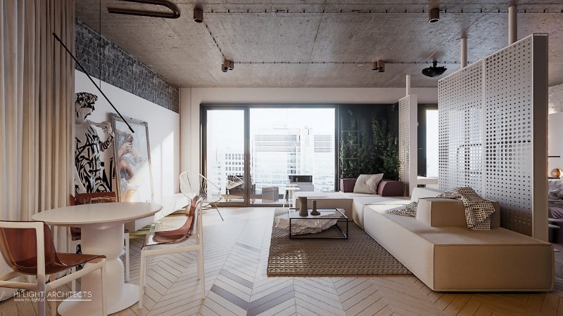 Thiết kế nội thất căn hộ nhỏ