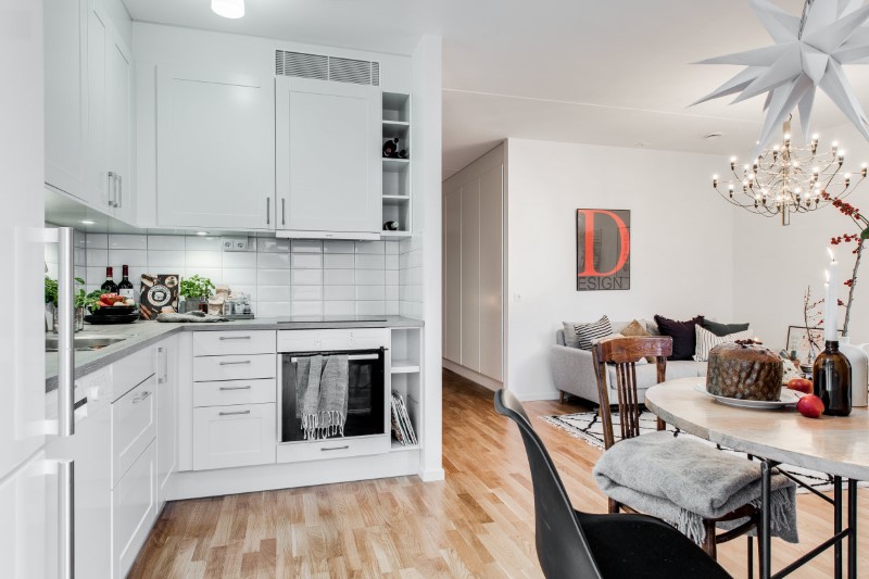 Thiết kế nội thất bếp chung cư