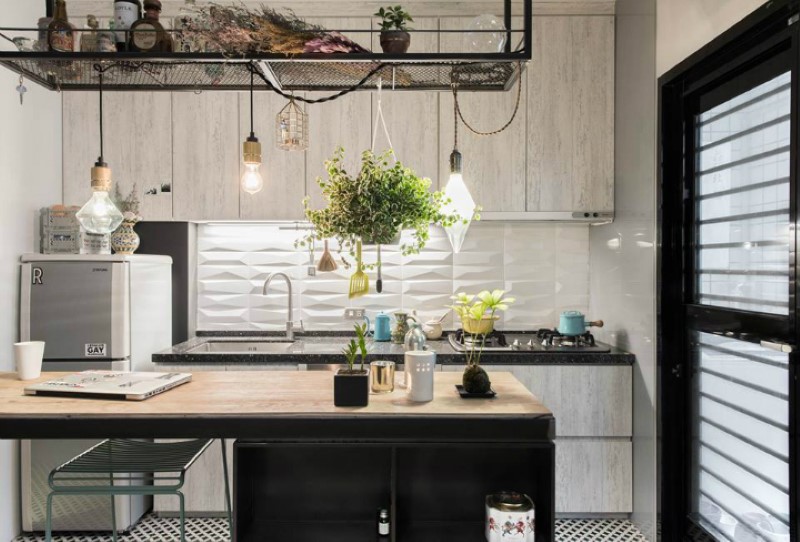 Thiết kế nội thất bếp chung cư