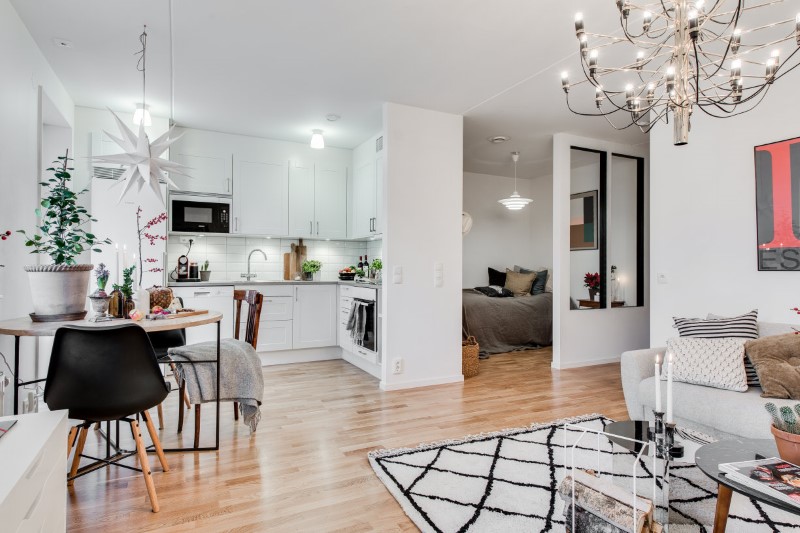 Thiết kế nội thất bếp chung cư