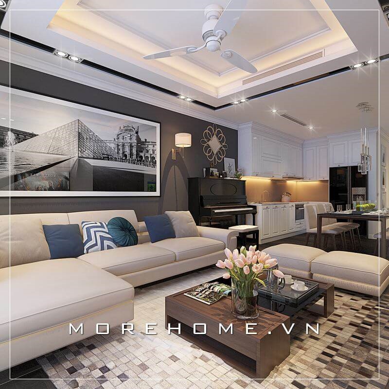 Thiết kế nội thất chung cư 80m2