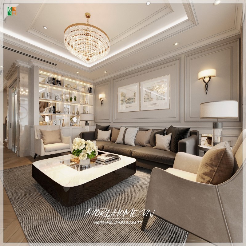 Thiết kế nội thất chung cư Hilton Hải Phòng đẹp