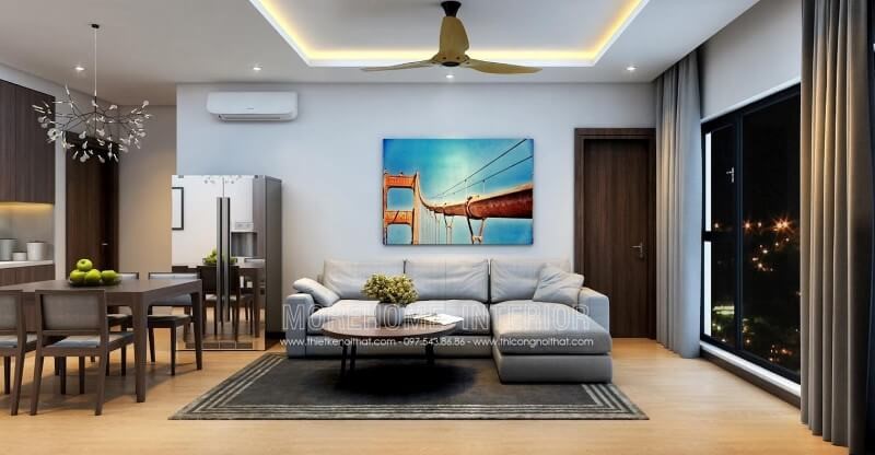 Thiết kế nội thất chung cư Bea Sky