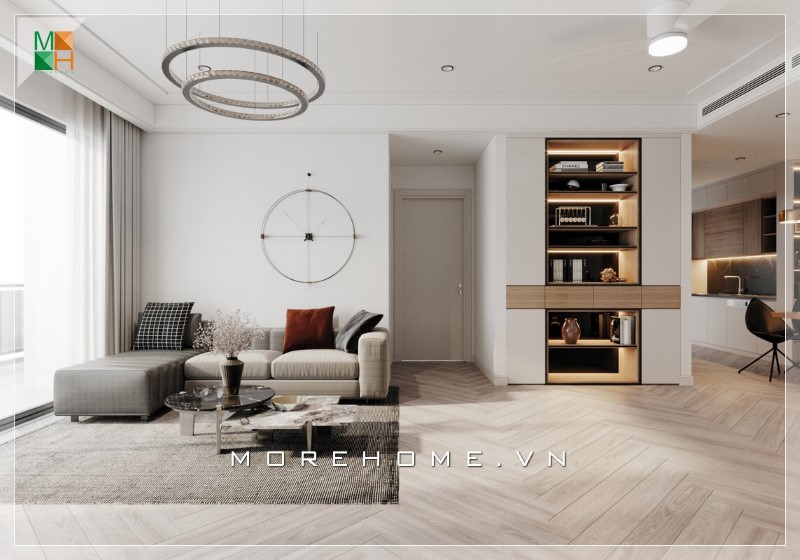 ánh sáng tự nhiên trong thiết kế nội thất chung cư