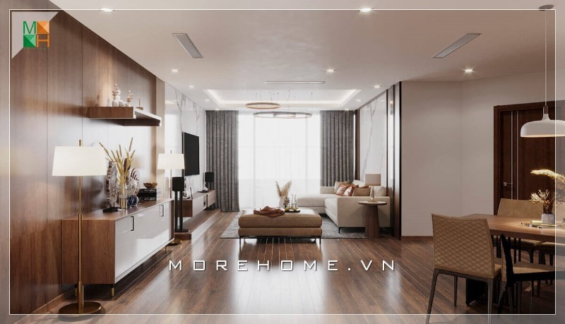 thiết kế nội thất chung cư IEC Tứ Hiệp Thanh Trì