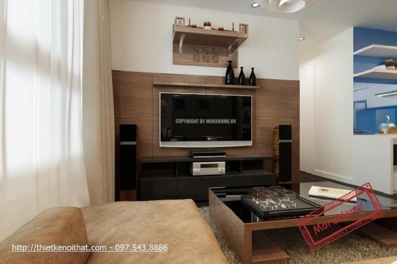 thiết kế nội thất chung cư The Matrix One