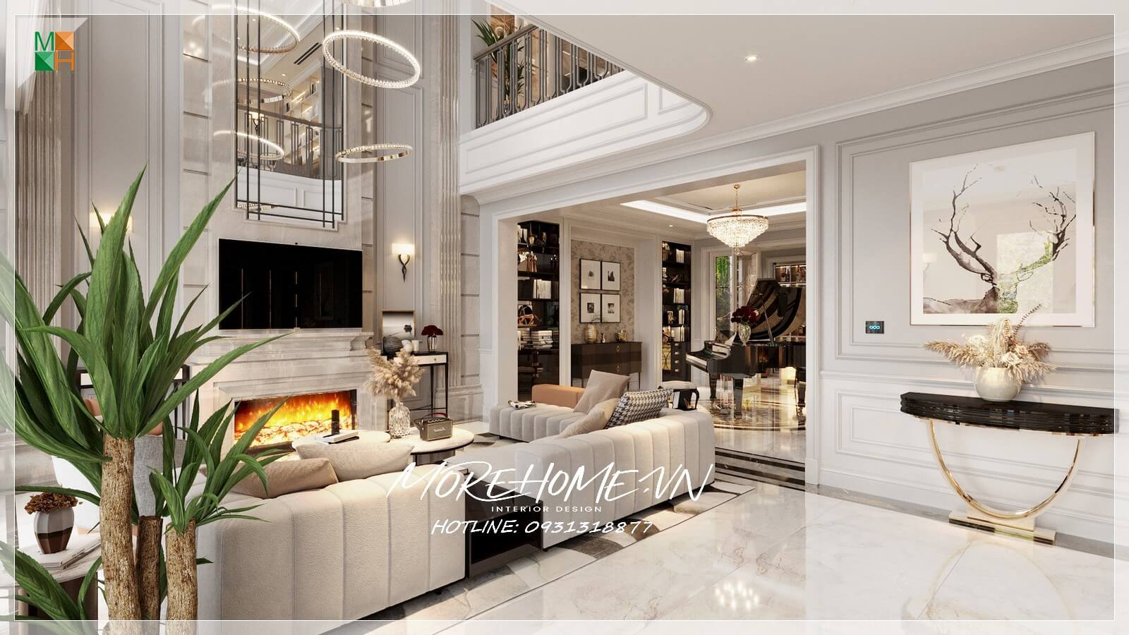 thiết kế nội thất chung cư The Matrix One