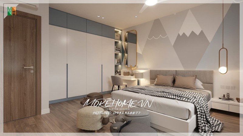 thiết kế nội thất chung cư The Matrix One