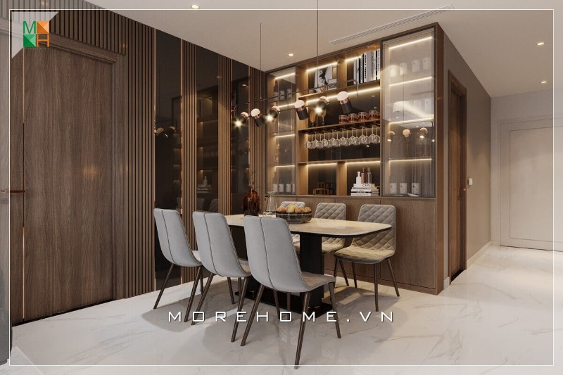 Tủ rượu gỗ óc chó