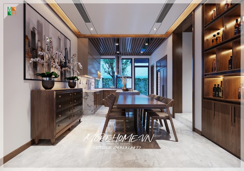 Tủ rượu gỗ óc chó