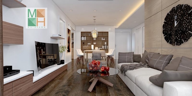 Thiết kế nội thất căn hộ chung cư 70m2