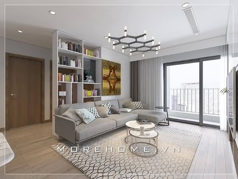 Thiết kế nội thất căn hộ chung cư 70m2