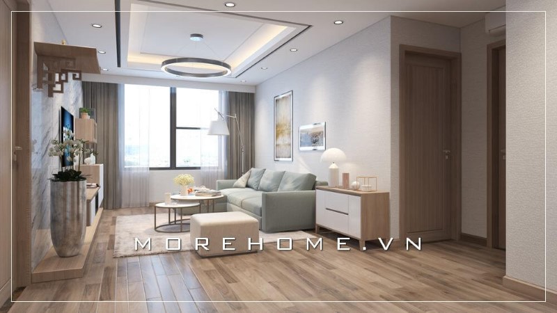 Thiết kế nội thất căn hộ chung cư 70m2