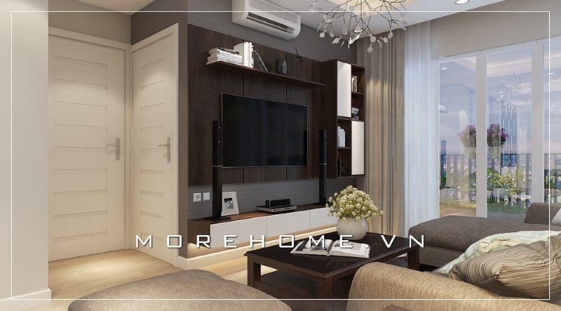 Thiết kế nội thất căn hộ chung cư 70m2