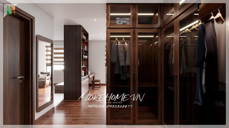 Thiết kế nội thất căn hộ chung cư 70m2