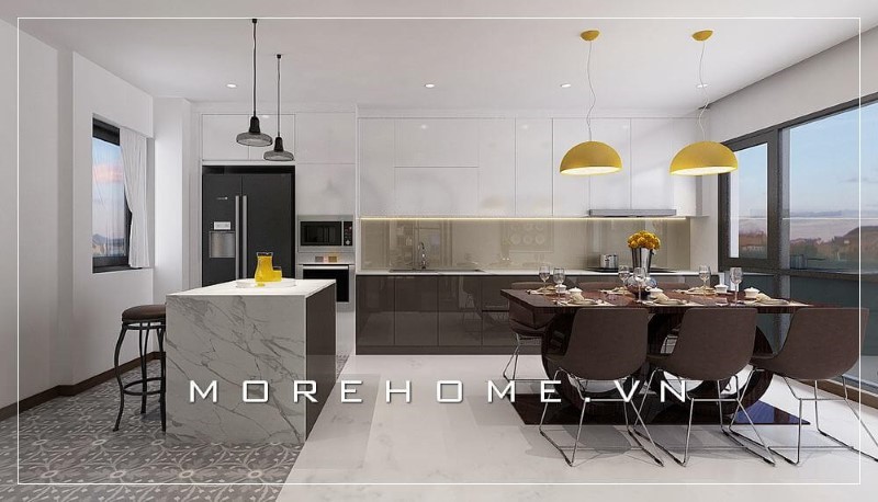 Thiết kế nội thất căn hộ chung cư 70m2