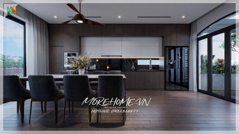 Thiết kế nội thất căn hộ chung cư 70m2