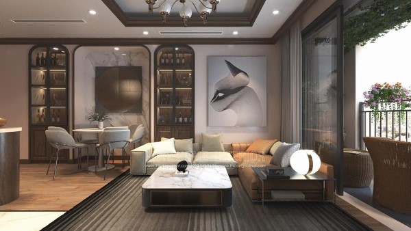 Thiết kế nội thất chung cư Aland Lake View