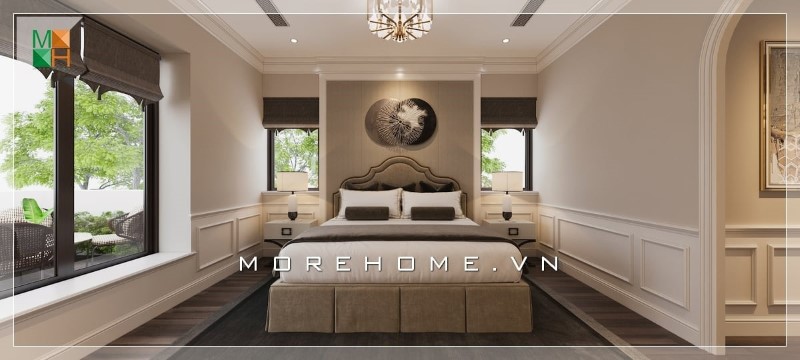 Thiết kế phòng ngủ 20m2 cho vợ chồng