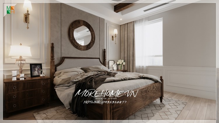 thiết kế nội thất gỗ óc chó hiện đại