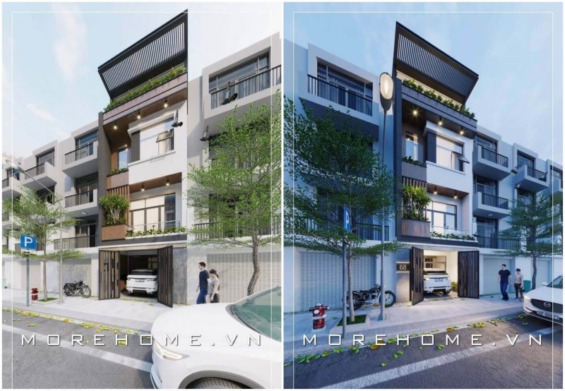 Thiết kế kiến trúc nhà ống tại Hải Phòng