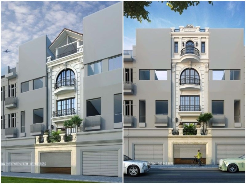 Thiết kế kiến trúc nhà ống tại Hải Phòng