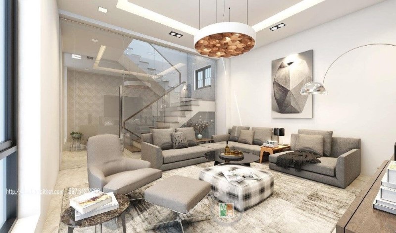 Thiết kế nội thất nhà ống tại Hải Phòng