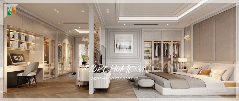 Thiết kế nội thất phòng ngủ tại Hải Phòng