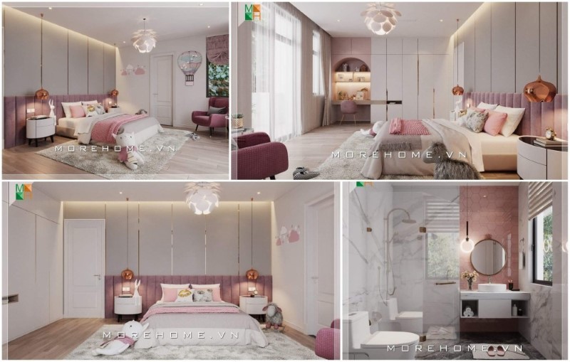Thiết kế nội thất phòng ngủ tại Hải Phòng