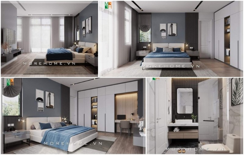 Thiết kế nội thất phòng ngủ tại Hải Phòng